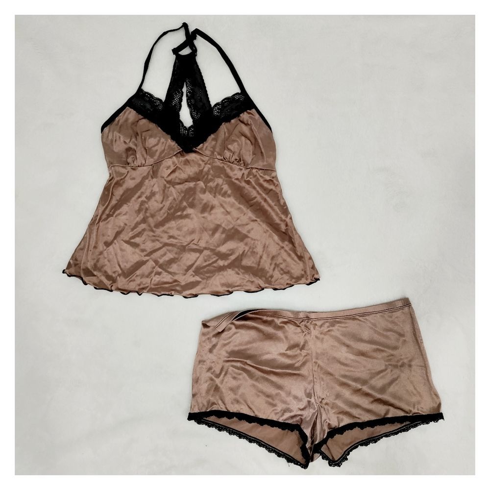 Midnight | Women's satin short pajamas size M